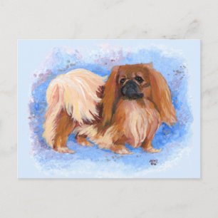 Pekingese True Blue Postcard