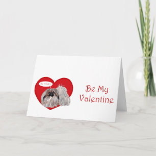 Pekingese Valentine Greeting Card