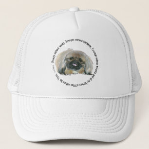 Pekingese Wisdom - Lord Byron's Praise Trucker Hat