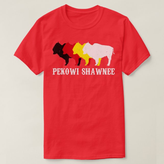 Pekowi Shawnee Native American Indians  T-Shirt (Design Front)