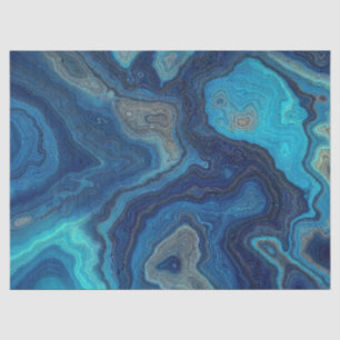 “Pelagic Contours” – An Abstract Seascape Tissue Paper