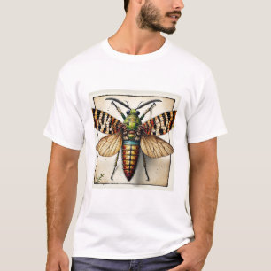 Pelargoderus beetle 030924IREF222 - Watercolor T-Shirt