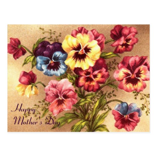 Pelargonium Mother's Day Card