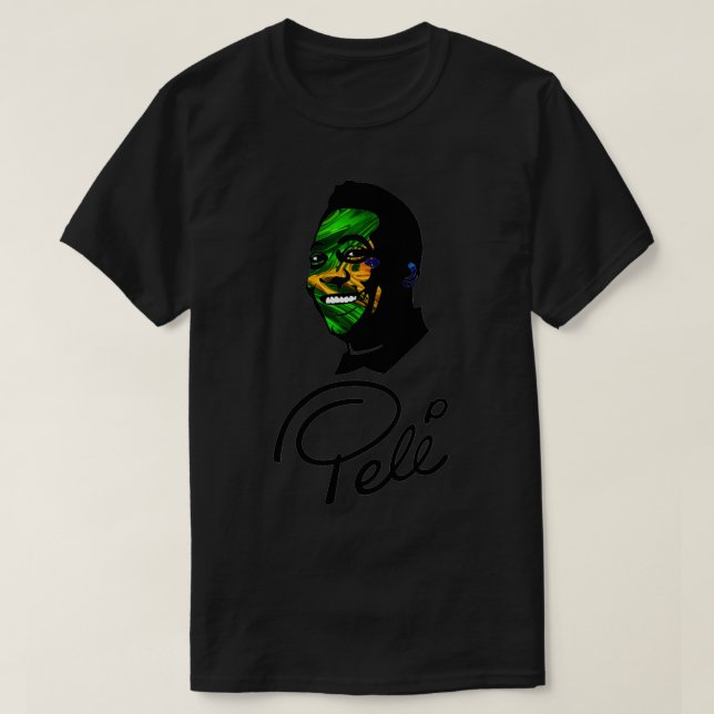 Pele Brazil Player 4 T-Shirt (Design Front)