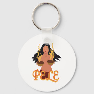 Pele Goddess of Volcanoes Key Ring