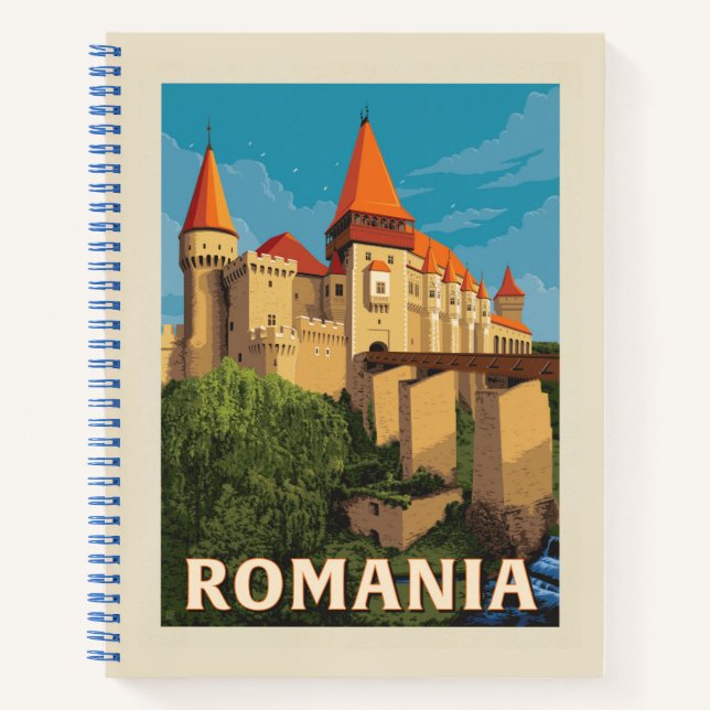 Peles Castle Romania Notebook (Front)