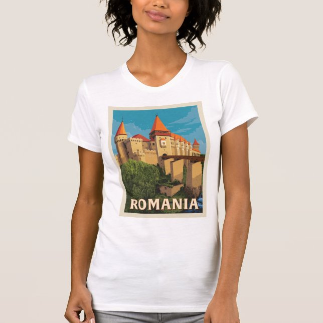 Peles Castle Romania T-Shirt (Front)