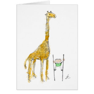 Pelham & the Giraffe Card
