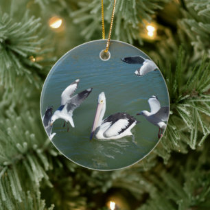 Pelican And The Gate Crashers, Ceramic Ornament