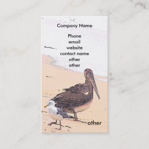 Pelican/Beach Bus. Card