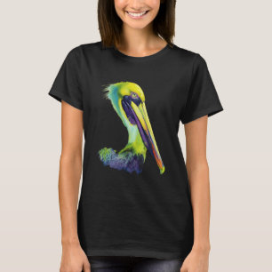 Pelican Bird Animal Graphic Seabird Tropical Pelic T-Shirt