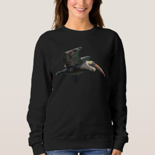 Pelican Bird Flying Soaring Seabird Beach Nature L Sweatshirt
