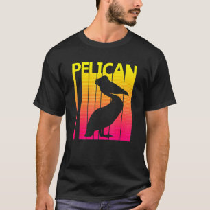 Pelican Bird Retro Costume T-Shirt