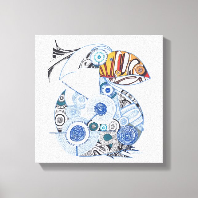 Pelican canvas print (Front)