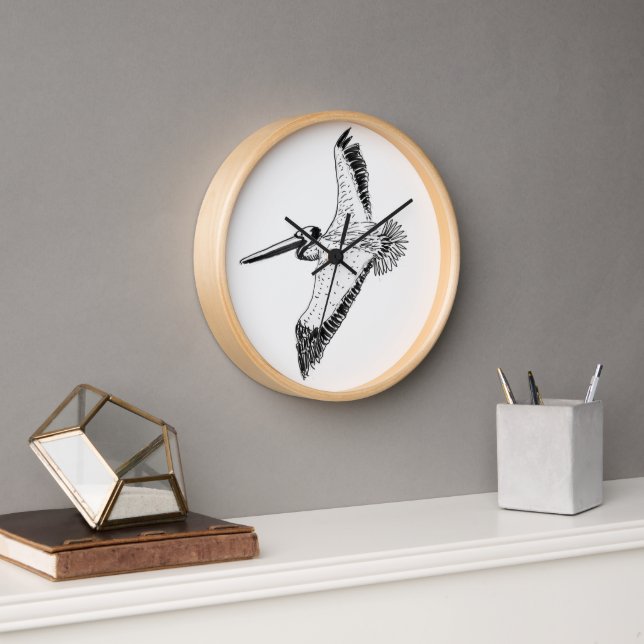 Pelican clock  (Office)