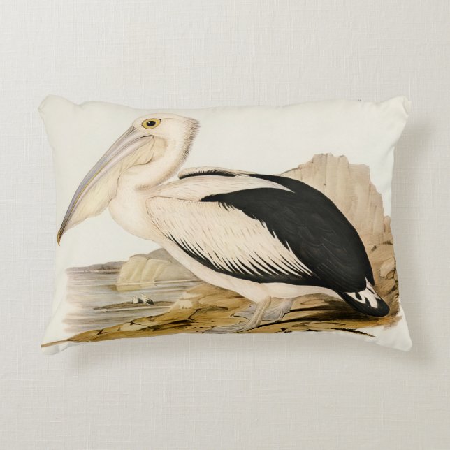 Pelican Cushion/Throw Pillow (Front)