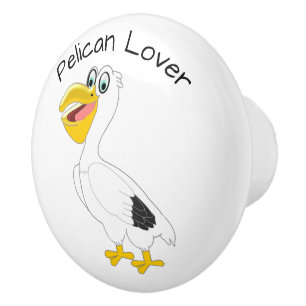 Pelican Design Personalised Ceramic Knob