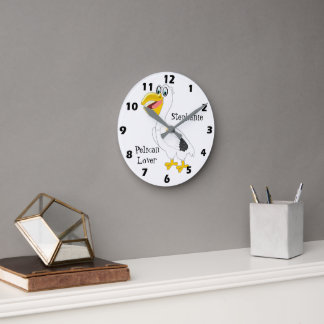 Pelican Design Round Clock