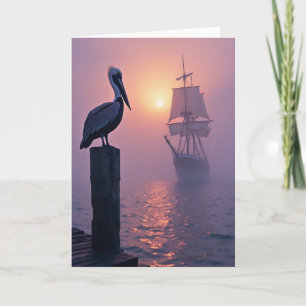 Pelican Fathers Day Sailing Card