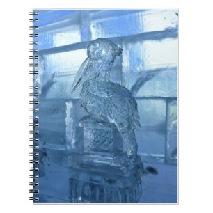 Pelican Ice Sculpture, Quebec, Canada Notebook