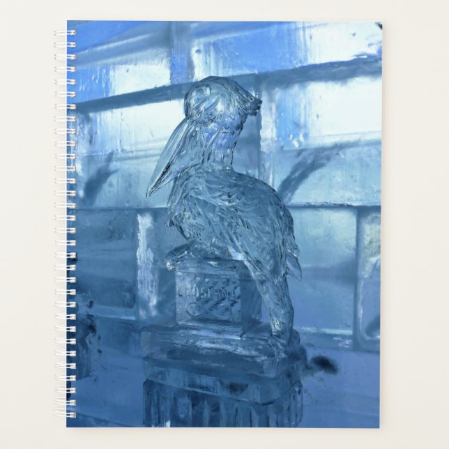 Pelican Ice Sculpture, Quebec, Canada Planner (Front)