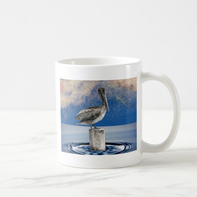 PELICAN IN BRIEF (Art design 1) ~ Coffee Mug (Right)