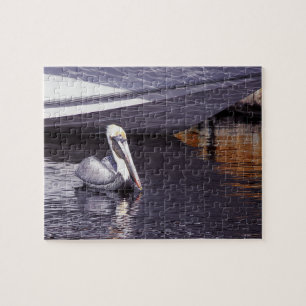 Pelican in the Water Jigsaw Puzzle
