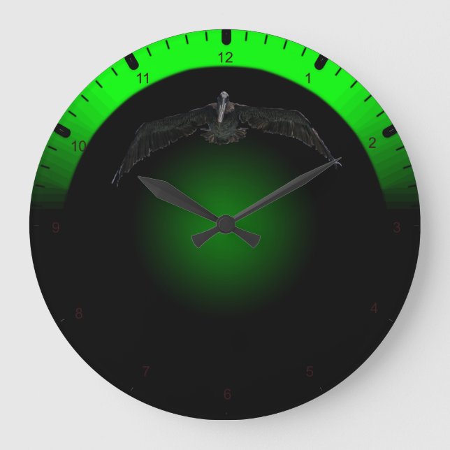 Pelican Large Clock (Front)