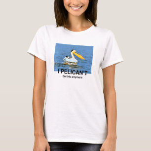 Pelican Meme Ironic Sarcastic Dark Parody Joke Dum T-Shirt