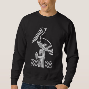 Pelican on a pole sweatshirt
