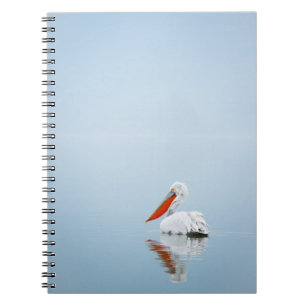 PELICAN ON BLUE WATER NOTEBOOK
