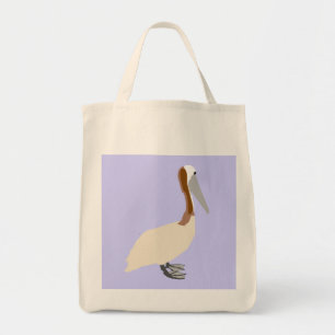 Pelican on White Bag