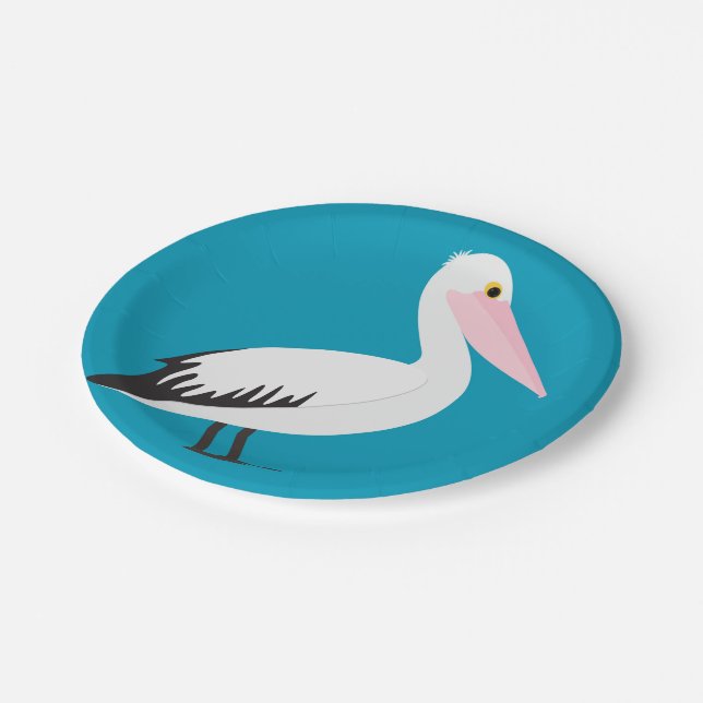 Pelican Paper Plate (Angled)