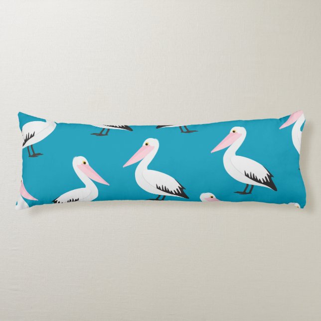 Pelican pattern body cushion (Front)