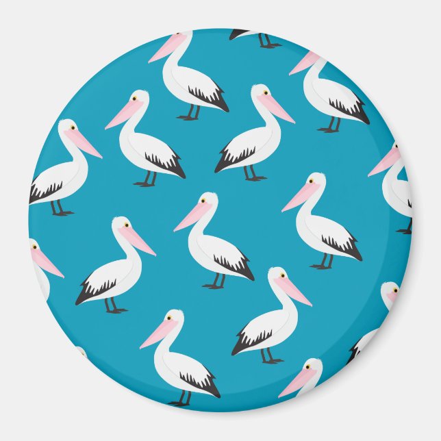 Pelican pattern magnet (Front)