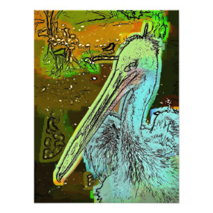 PELICAN PHOTO PRINT