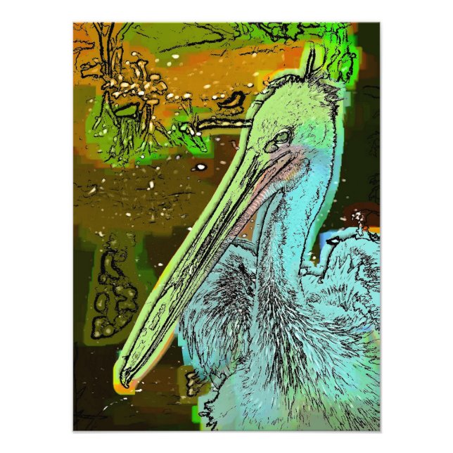 PELICAN PHOTO PRINT (Front)