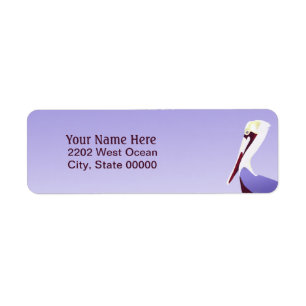 Pelican Return Address Label