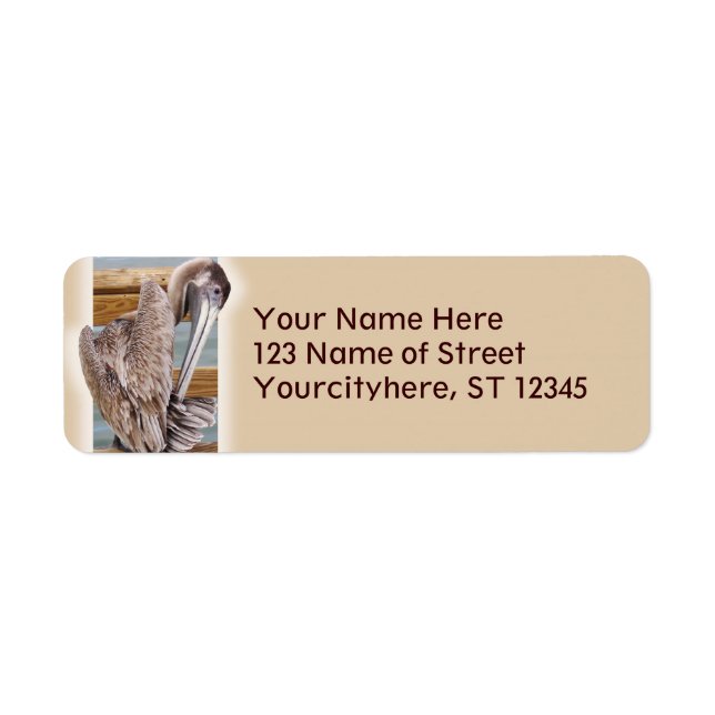 Pelican Return Address Label (Front)