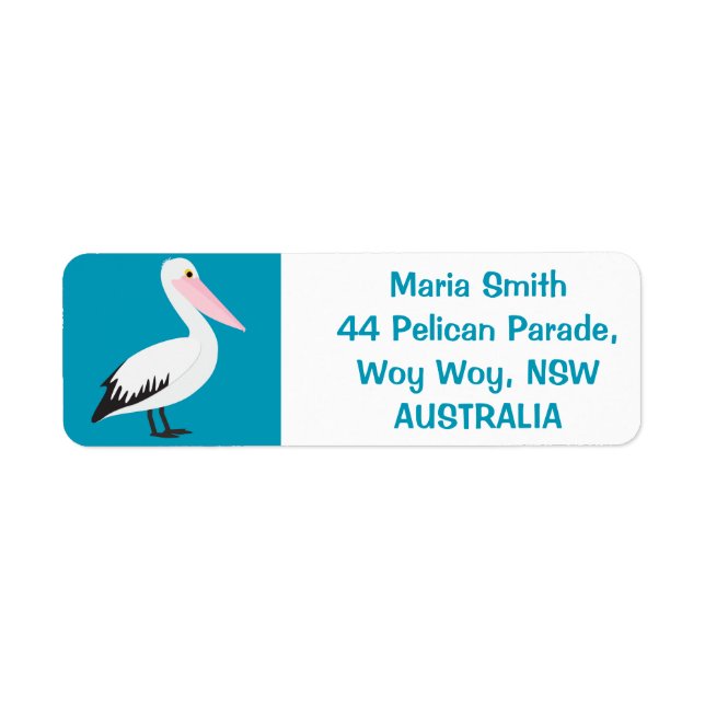 Pelican Return Address Label (Front)