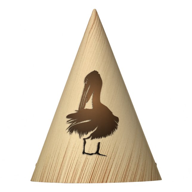 Pelican Rustic Party Hat (Front)