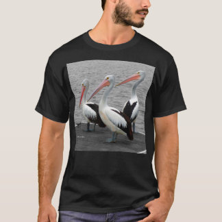 Pelican Sea Bird Minimalist Colour Pop Photography T-Shirt