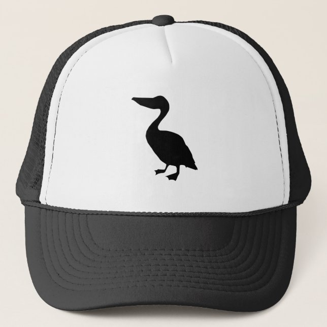 Pelican Silhouette Trucker Hat (Front)