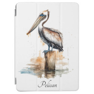 Pelican standing on a pole  iPad air cover