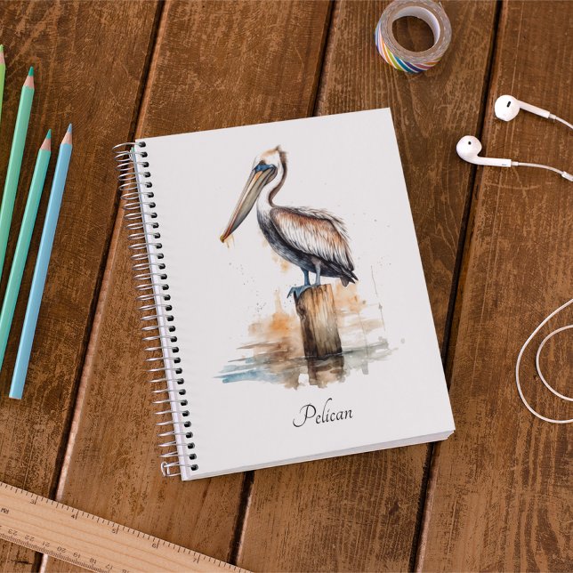 Pelican standing on a pole  planner (Creator Uploaded)