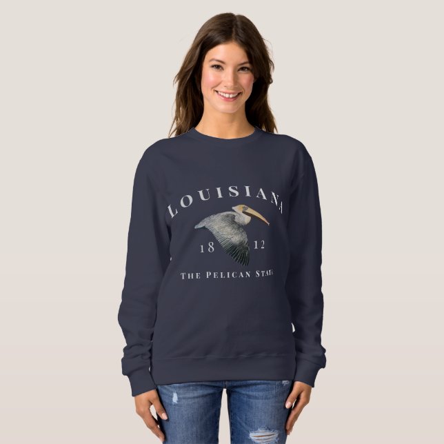 Pelican State 1812 Womens Sweatshirt (Front Full)