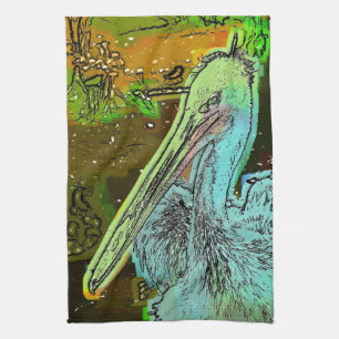 PELICAN TEA TOWEL