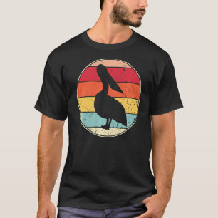 Pelican Vintage Cool Pelican Cute Bird Animal 60s T-Shirt