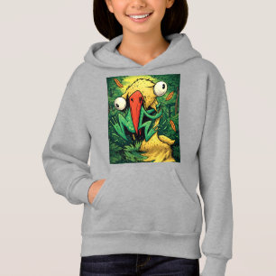 Pelican vs Frog Swamp Never Give Up Funny T-Shirt