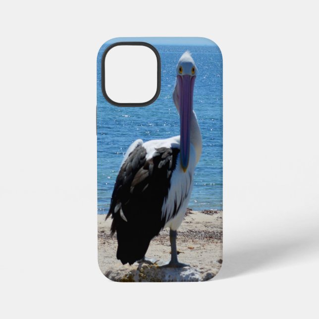 Pelican With The Look, iPhone Case (Back)